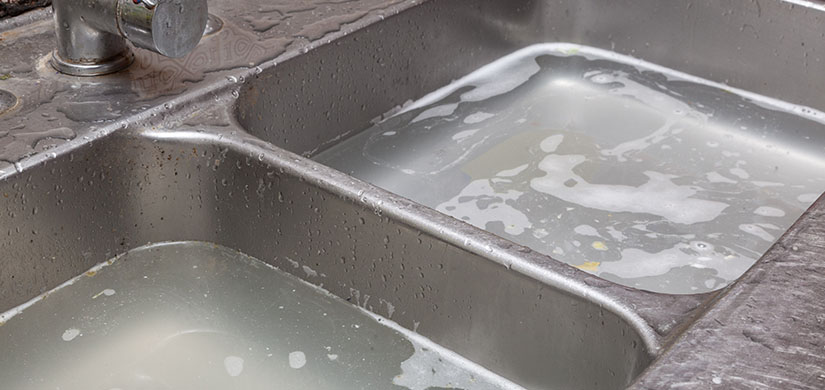 clogged kitchen drains